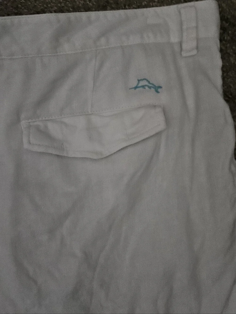 TOMMY BAHAMA White Beach Coast Stretch Linen 9